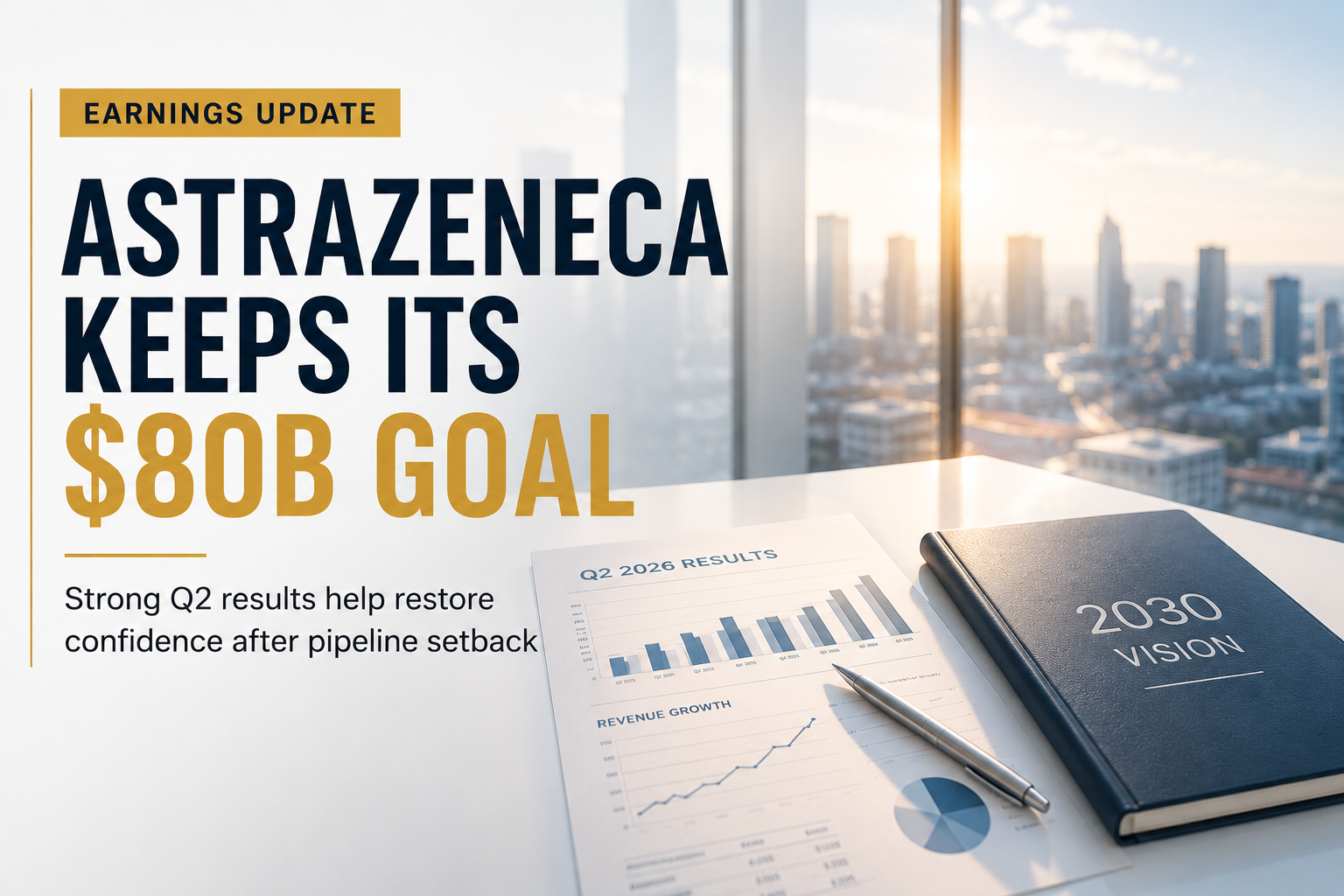 AstraZeneca Keeps Its $80 Billion Goal Despite a Major Trial Setback