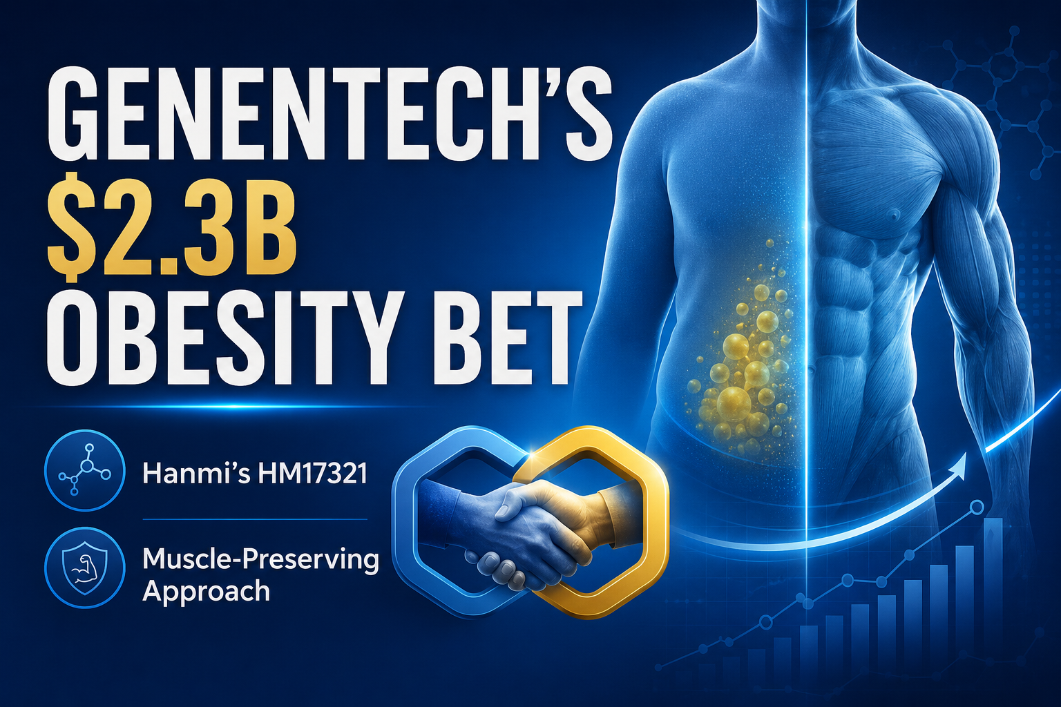 Genentech Bets $2.3 Billion on Hanmi’s Muscle-Preserving Obesity Drug