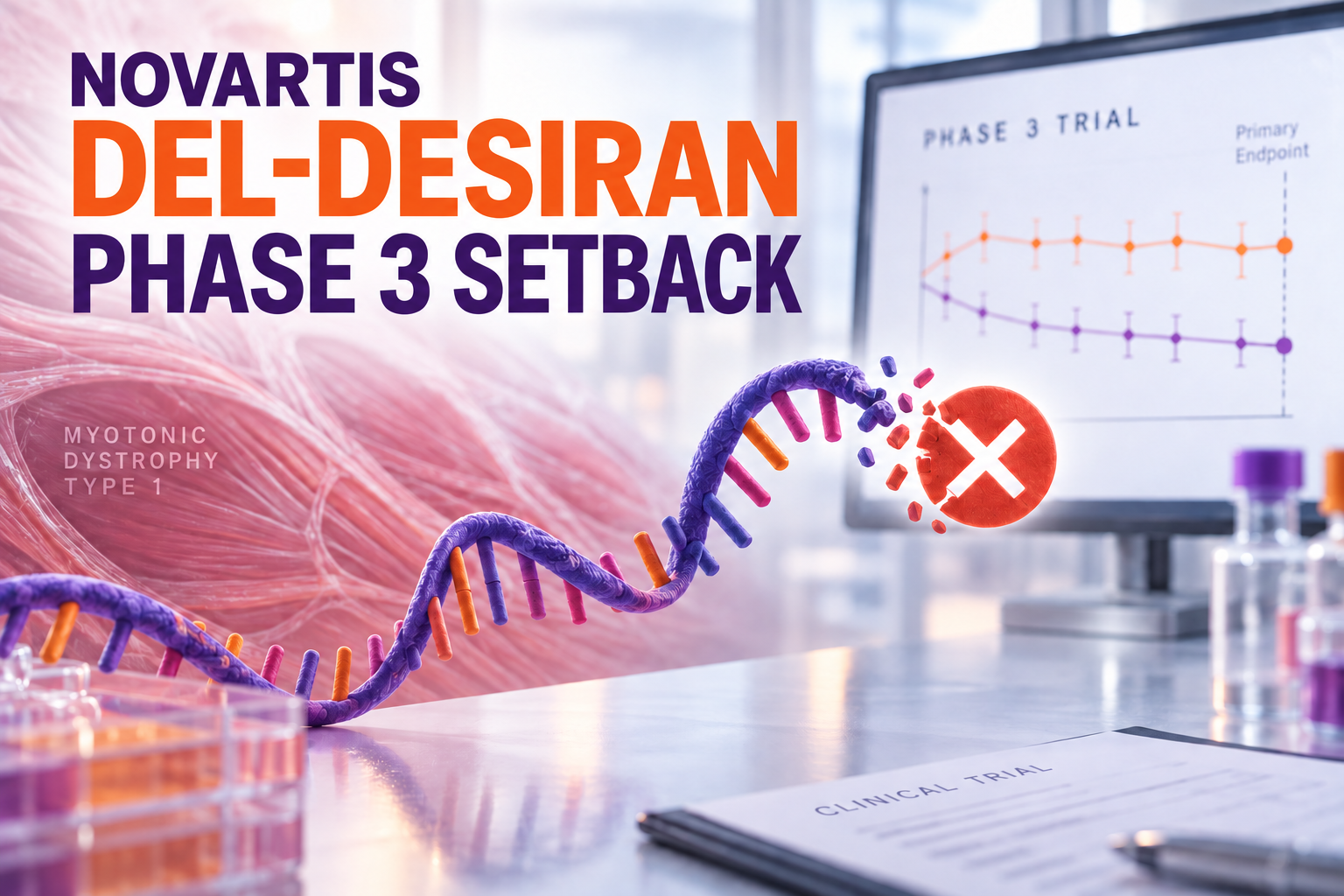 Novartis’ Del-desiran Fails Phase 3, Deepening a Week of Pipeline Setbacks