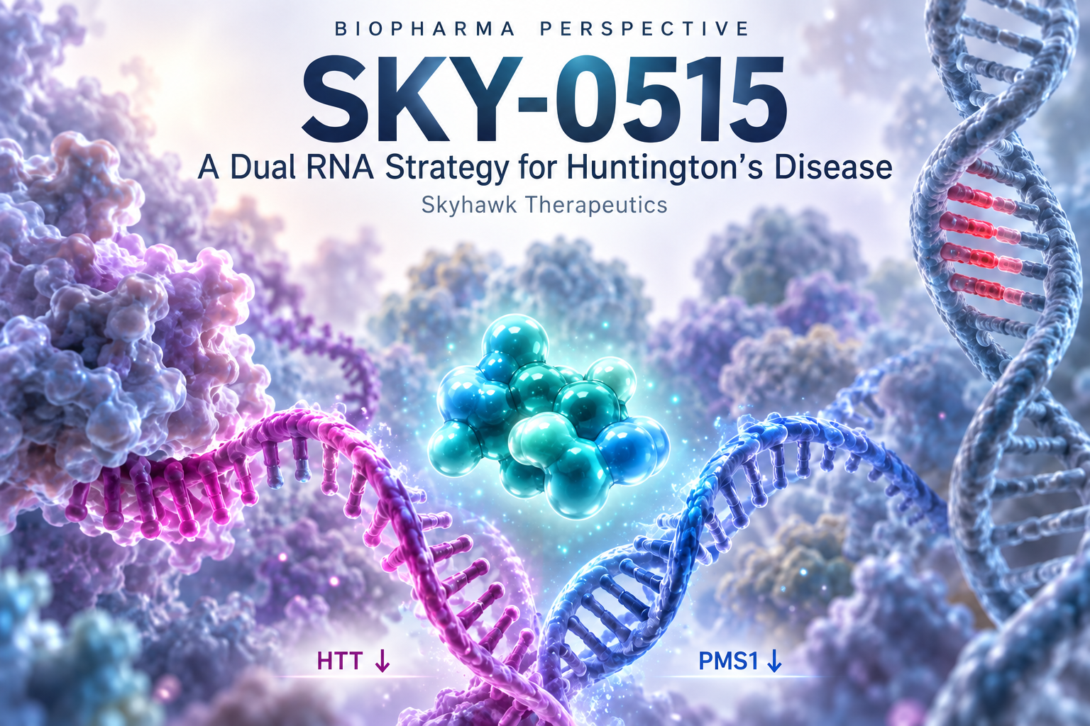 How SKY-0515 Uses RNA Splicing to Lower HTT and PMS1