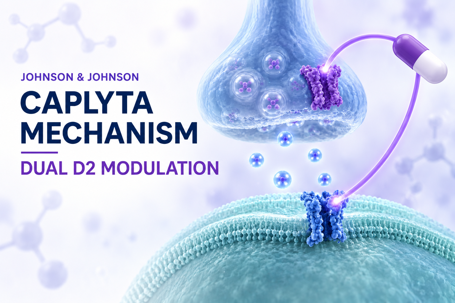 CAPLYTA Mechanism in Bipolar Mania: Dual D2 Modulation